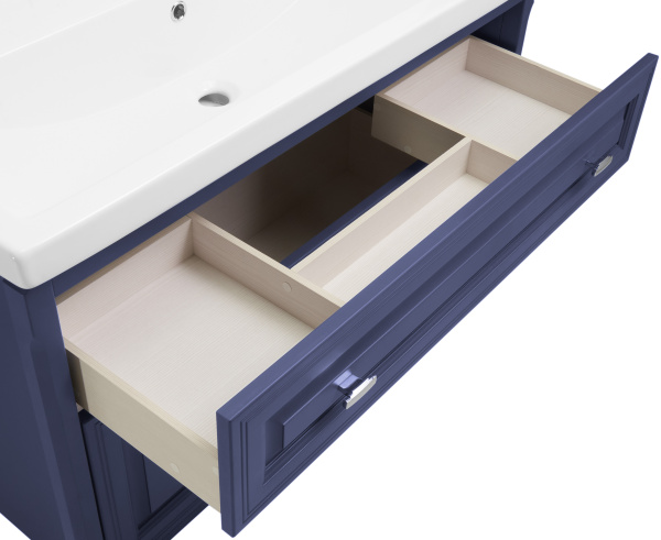 Тумба под раковину ASB-Woodline   Кастелло 100 12060 (синий)